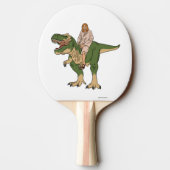 Jesus Riding T-Rex Tischtennis Schläger (Rückseite)
