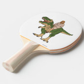 Jesus Riding T-Rex Tischtennis Schläger (Vorderseite)