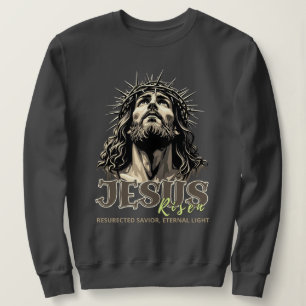 Jesus Risen - Jesus Christus künstlerisch Sweatshirt