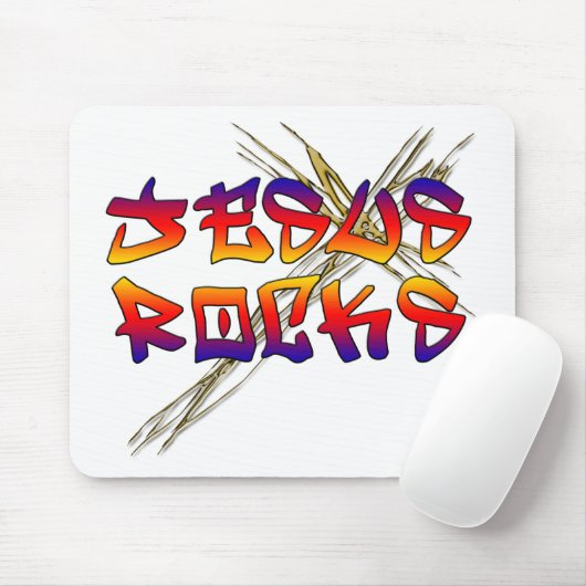 Jesus Rocks Christlich Mousepad (Mit Mouse)