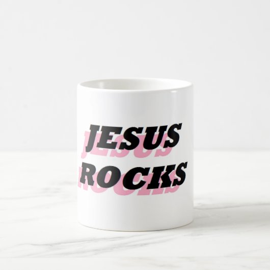 JESUS ROCKS KAFFEETASSE (Mittel)