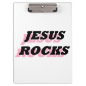 JESUS ROCKS KLEMMBRETT (Vorderseite)