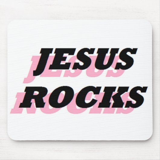 JESUS ROCKS MOUSEPAD (Vorne)
