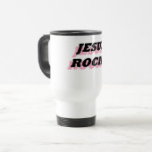 JESUS ROCKS REISEBECHER (Vorderseite Links)