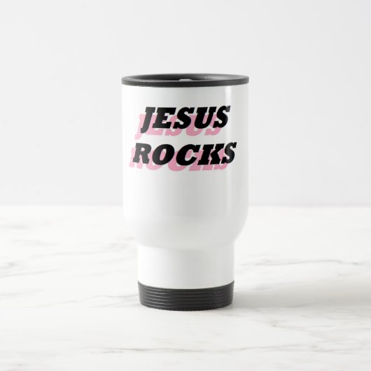 JESUS ROCKS REISEBECHER (Mittel)
