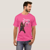 Jesus Rocks Retro T-Shirt (Vorne ganz)