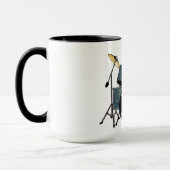 Jesus Rocks - Schlagzeuger Tasse (Links)