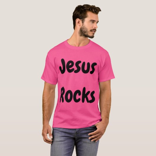 Jesus Rocks T-Shirt (Vorne ganz)