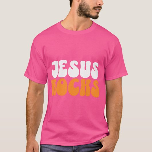 Jesus Rocks T-Shirt (Vorderseite)