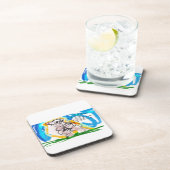 Jesus-Rose Getränkeuntersetzer (Rechte Seite)