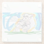 Jesus-Rose Glasuntersetzer (Rückseite)