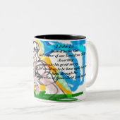 Jesus-Rose Zweifarbige Tasse (VorderseiteRechts)