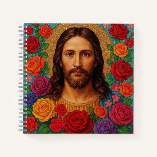 Jesus Roses Notebook. Notizblock (Vorderseite)