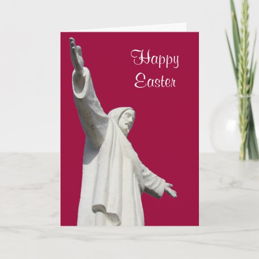 Jesus Roter Oster Feiertagskarte (Vorderseite)