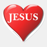 JESUS rotes Herz