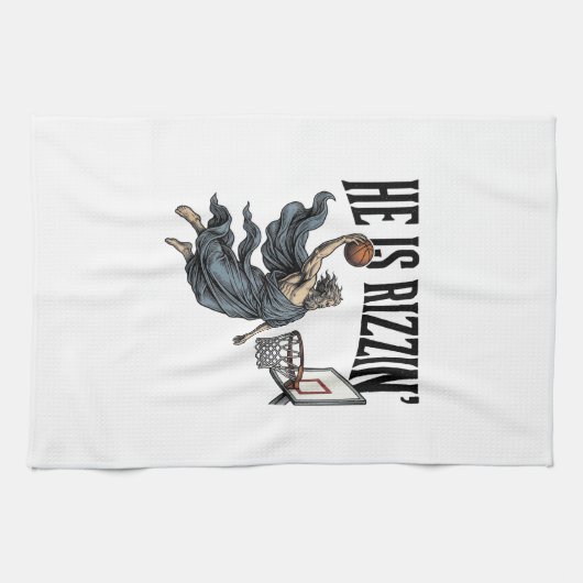 Jesus ruft Anrufbildschirm Christlicher Vektor Des Geschirrtuch (Horizontal)