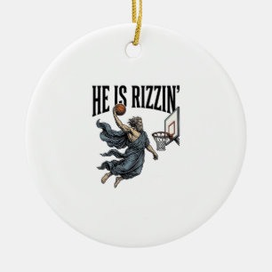 Jesus ruft Anrufbildschirm Christlicher Vektor Des Keramik Ornament