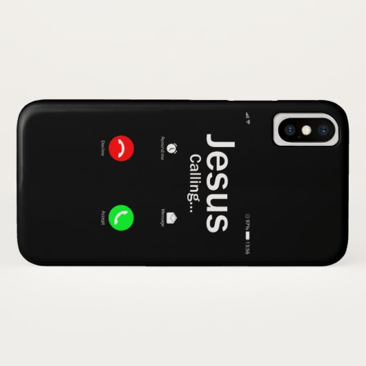 Jesus ruft Case-Mate iPhone hülle (Rückseite (Horizontal))