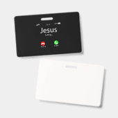Jesus ruft Christlich Ausweis (Vorder- & Rückseite)