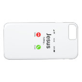 Jesus ruft - Christlich Case-Mate iPhone Hülle (Rückseite (Horizontal))