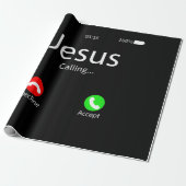 Jesus ruft Christlich Geschenkpapier (Ungerollt)