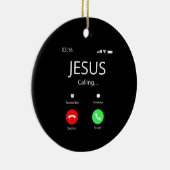 Jesus ruft - Christlich Keramik Ornament (Rechts)