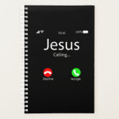 Jesus ruft Christlich Planer (Vorderseite)