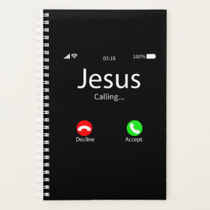 Jesus ruft Christlich Planer