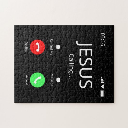 Jesus ruft - Christlich Puzzle (Horizontal)