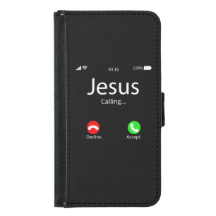 Jesus ruft Christlich Geldbeutel Hülle Für Das Samsung Galaxy S5