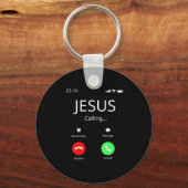 Jesus ruft - Christlich Schlüsselanhänger (Vorderseite)