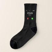Jesus ruft Christlich Socken (Links - Außen)