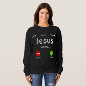 Jesus ruft - Christlich Sweatshirt (Vorne ganz)