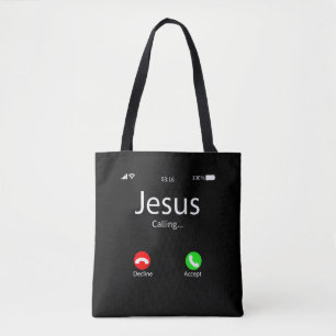 Jesus ruft Christlich Tasche