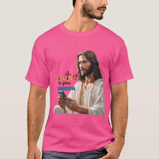 Jesus ruft euch Großvater Familie Mama Dadgift T-Shirt