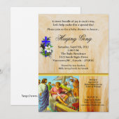 Jesus ruft Fischer auf, der Babydusche zu folgen Einladung (Vorne/Hinten)