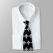 Jesus Rugged Cross Neck Tie Krawatte (Gebunden)