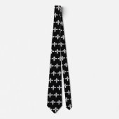 Jesus Rugged Cross Neck Tie Krawatte (Vorderseite)