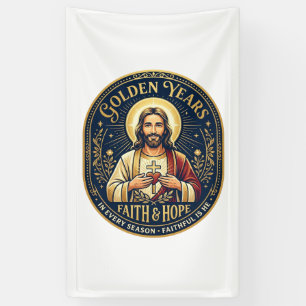 Jesus Ruhestand Vintage-Shirt Christlich Banner