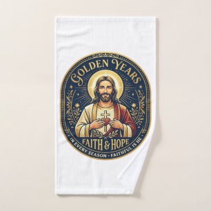 Jesus Ruhestand Vintage-Shirt Christlich Handtuch