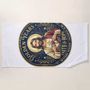 Jesus Ruhestand Vintage-Shirt Christlich Strandtuch
