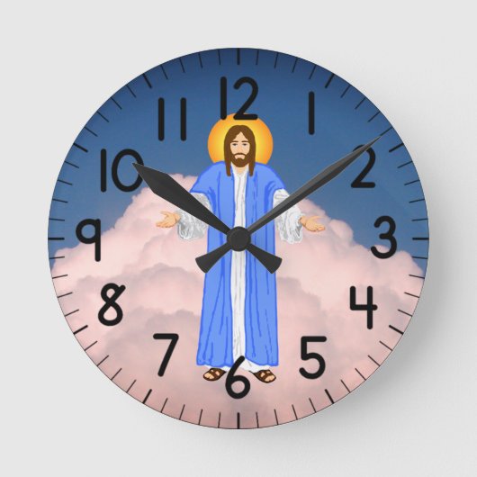 Jesus rund um die Uhr (Vorderseite)