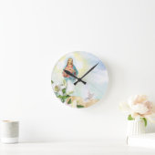 Jesus Runde Wanduhr (Zuhause)