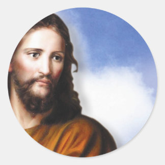 Jesus Runder Aufkleber