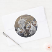 Jesus Runder Aufkleber (Umschlag)