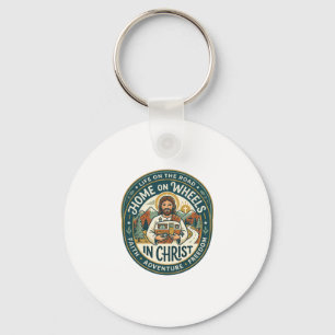 Jesus RV Camper Life Vintage-Shirt Christliches Gr Schlüsselanhänger
