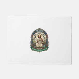 Jesus Saatgut Etikett Jesus Saatgut Christlich Fußmatte