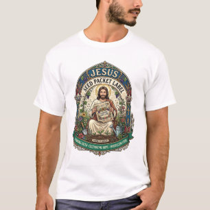 Jesus Saatgut Etikett Jesus Saatgut Christlich T-Shirt