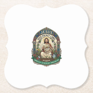 Jesus Saatgut Etikett Jesus Saatgut Christlich Untersetzer