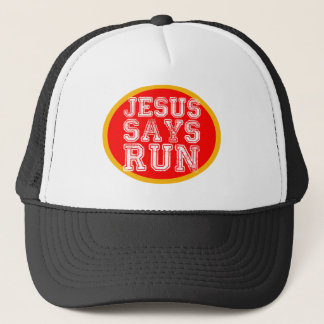 Jesus sagt Lauf Truckerkappe